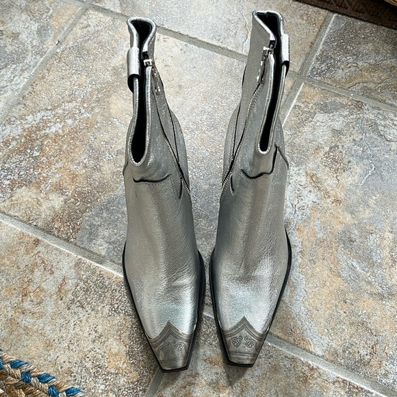 Free People Brayden Western Boot Pewter Size 8.5 NWT - Picture 7 of 16